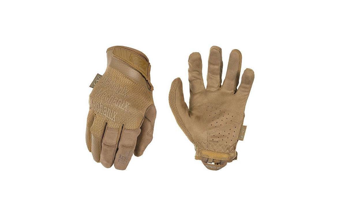 mechanix specialty 0.5 mm coyote gloves